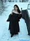Madame on the Snow (in blue)