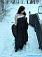 Madame on the Snow (in blue)