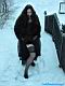 Madame on the Snow (in blue)
