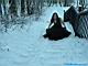 Madame on the Snow (in blue)